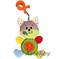 BIBA TOYS Развивающая игрушка-подвеска на прищепке Котишка-Мурлышка, 18*12 см TT681