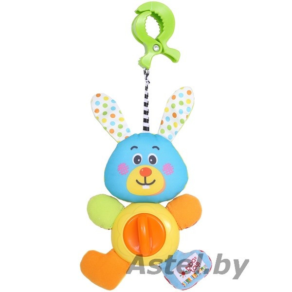 BIBA TOYS Развивающая игрушка-подвеска на прищепке Кролик, 18*12 см TT680 - фото 1 - id-p192256267