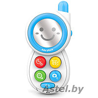 HUANGER Игрушка развивающая Мобильный телефон Blue/Голубой (свет.звук) 8*4*15 см HE0512
