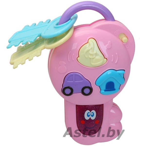 PITUSO Развивающая игрушка Волшебный ключ (розовый) (свет,звук) 20*9*4 см K999-82G - фото 1 - id-p192256313