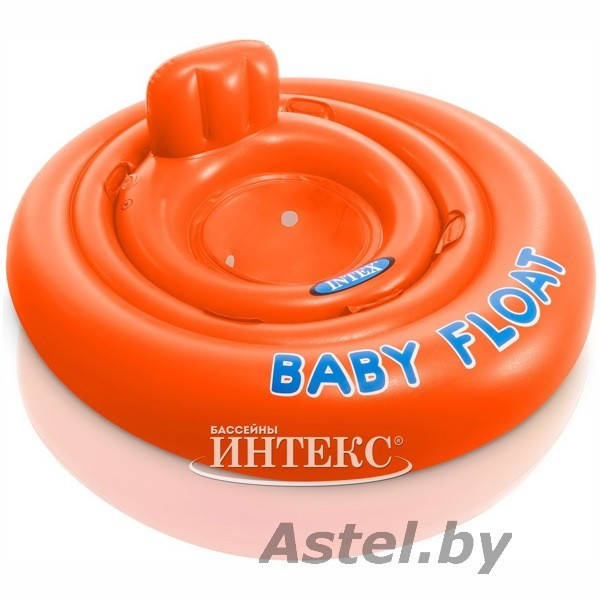 Надувной круг для малышей BABY FLOAT от 1-2 года Intex 56588EU - фото 2 - id-p192255853