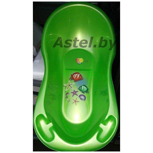 Ванночка детская Эльфпласт (95 см) арт.033 зеленый / салатовый - фото 3 - id-p192256014