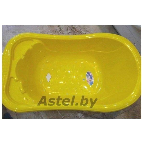Ванночка детская Эльфпласт со сливом (90см) арт.231 желтый - фото 2 - id-p192256074