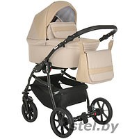 Коляска Pituso Nino 2 в 1 Beige, Кожа Beige 3002