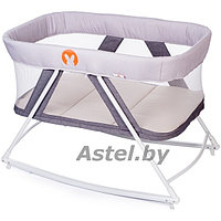 Колыбель BabyHit Rocking Crib (light grey) светло серая (складная, манеж)