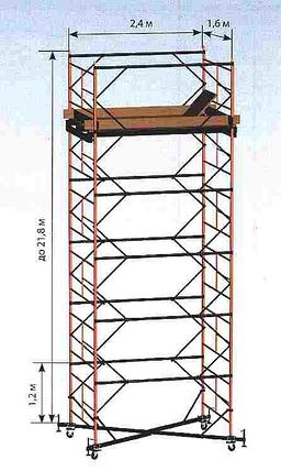 Вышка строительная Витязь (тура, подмости, помост), фото 2