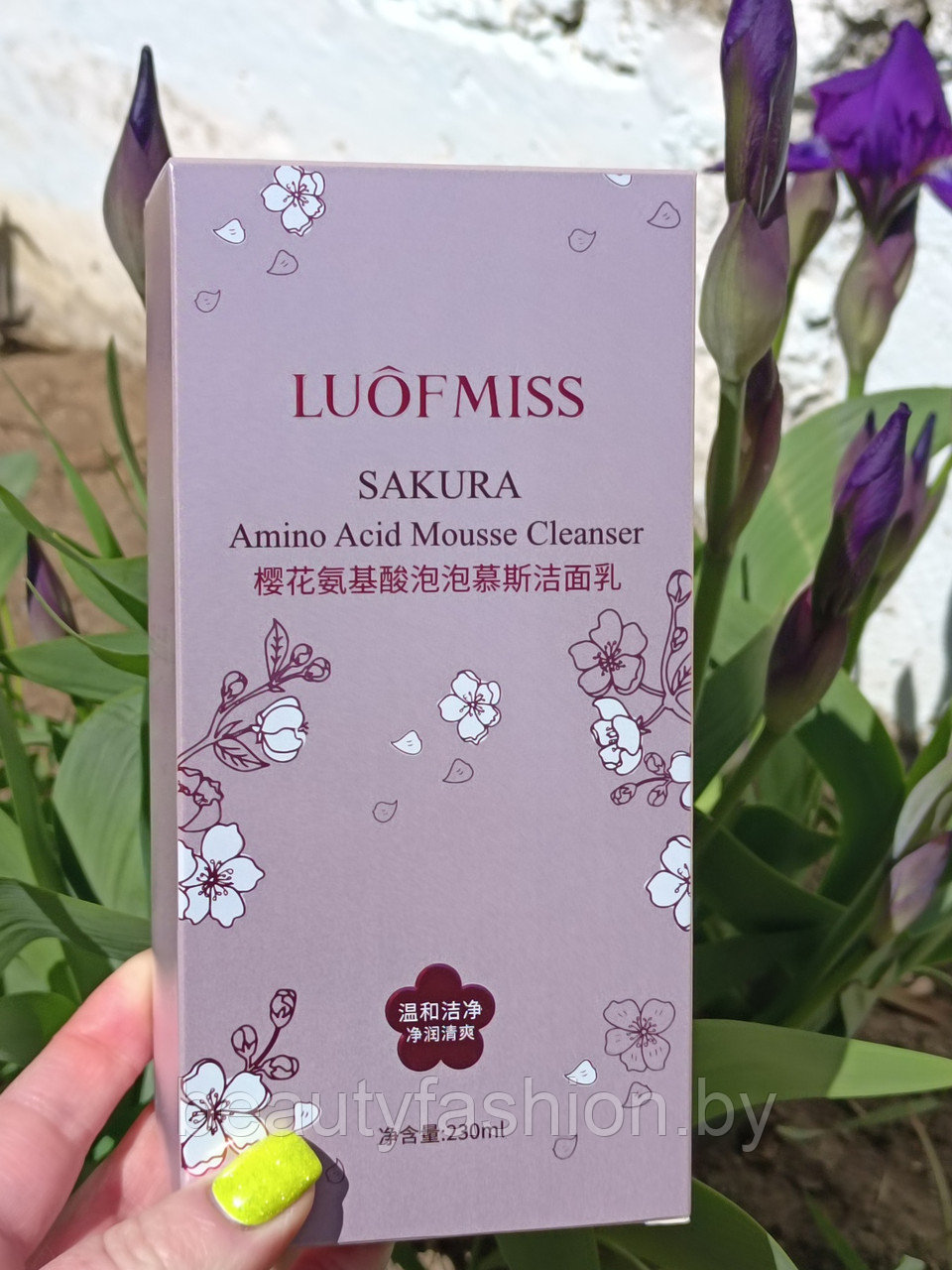 Очищающий мусс-пенка для умывания с аминокислотами Sakura Amino Acid Mousse Cleanser, 230 мл. Luoffmiss - фото 10 - id-p192258321