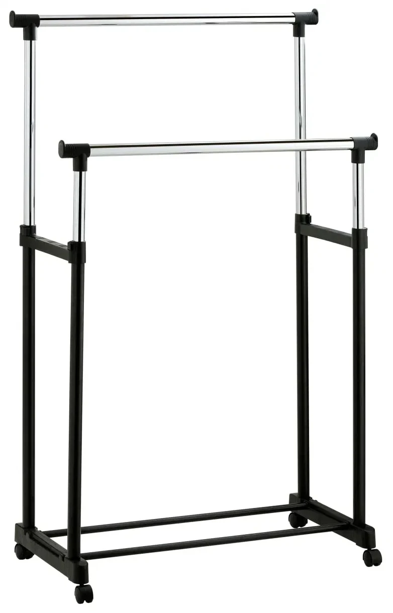 Двойная напольная передвижная стойка для одежды на колесиках UNISTOR DUBLIN до 25 кг - фото 10 - id-p181067452