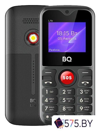 Кнопочный телефон BQ-Mobile BQ-1853 Life (черный/красный)