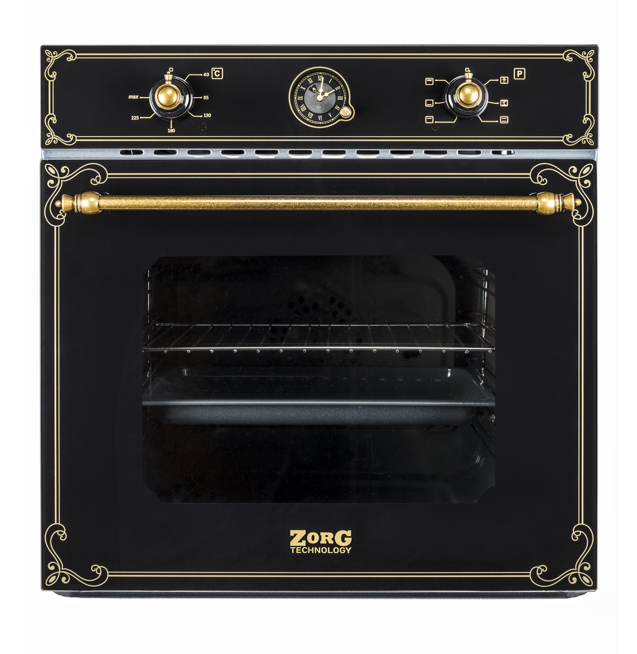 Электрический духовой шкаф ZorG Technology BE6 RST black - фото 1 - id-p166528994