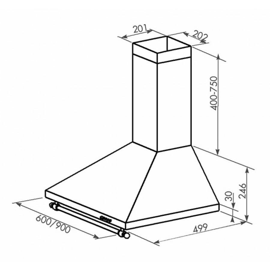 Вытяжка кухонная ZORG TECHNOLOGY Allegro B 1000 60 бежевая+релинг бронза - фото 5 - id-p192273551