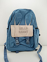Рюкзак Hello Rabbit синий 40 х 30 см