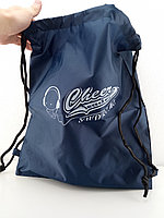Сумка рюкзак-мешок для обуви и спортивной формы тёмно-синяя арт.062