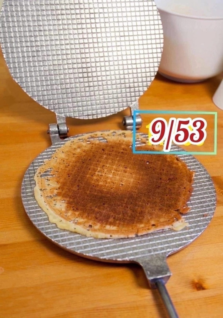 Форма для выпечки вафель "Круглая", d-22 см, фото 1