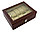 Коробка шкатулка для хранения на 10 часов коричневая SiPL, фото 2