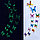 Бабочки флюоресцентные набор 12 шт. SiPL, фото 2