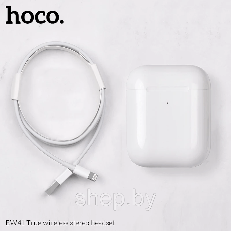 Беспроводные наушники Hoco EW41 TWS, цвет: белый NEW!!! - фото 8 - id-p192277010