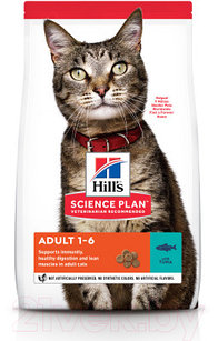 Корм для кошек Hill's Science Plan Adult Tuna / 604075