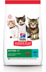 Корм для кошек Hill's Science Plan Kitten Healthy Development Tuna / 604173