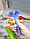Массажер роликовый для подтяжки лица Чудо роллер Голубой, фото 4