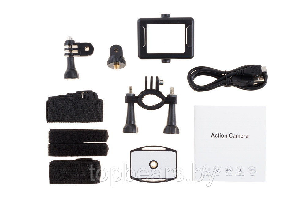 Экшн камера 4К Ultra HD Sports (4K WiFi Action Camera). Качество А Черный - фото 7 - id-p156549716
