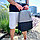 Городской рюкзак Urban с USB и отделением для ноутбука до 15.75 Серый с синим, фото 8