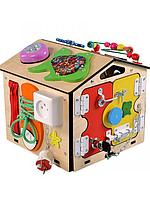 Бизиборд домик со светом бизидом развивающая игрушка для малышей девочек мальчиков детей