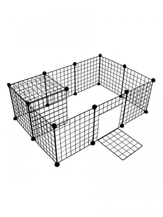 Металлическая клетка вольер NS22 ограждение перегородка для домашних животных собак и кошек кролика дома - фото 5 - id-p192279591