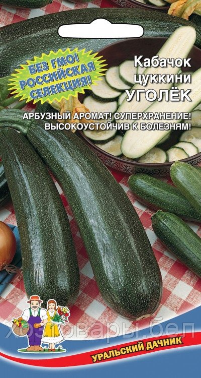 Кабачок Уголек цуккини 2г Ранн (УД) - фото 1 - id-p192279213