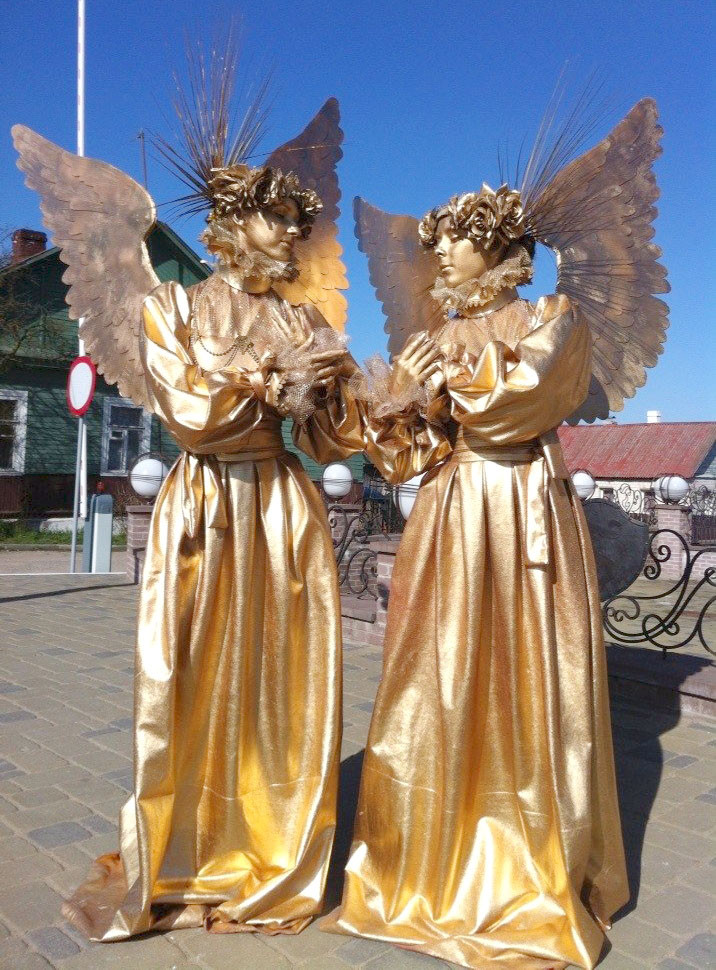 Ангелы. Живые статуи. Мимы - фото 3 - id-p24887680