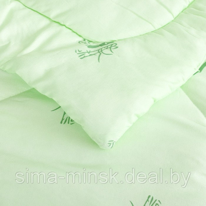 Одеяло Бамбук 140х205 см, полиэфирное волокно 200 гр/м, пэ 100% - фото 6 - id-p192282290