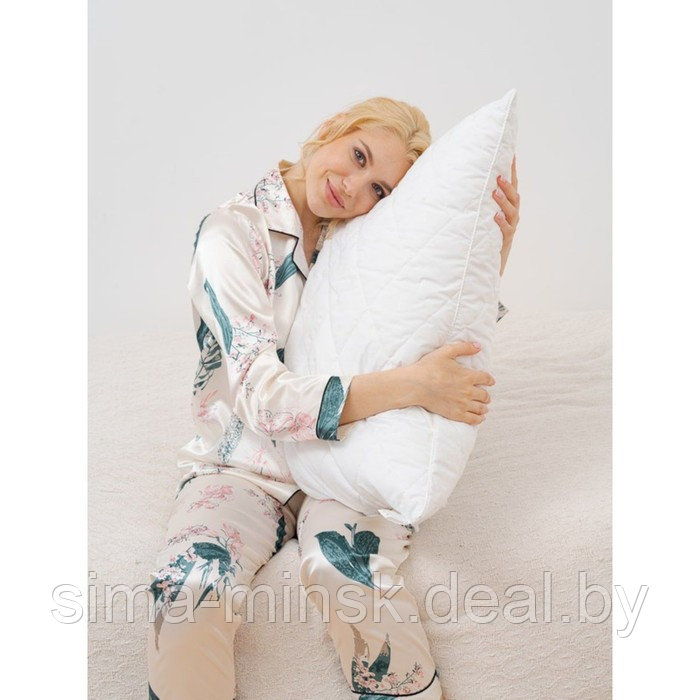 Подушка стёганная «Очарование», размер 50x70 см, искусственный лебяжий пух - фото 3 - id-p192283054