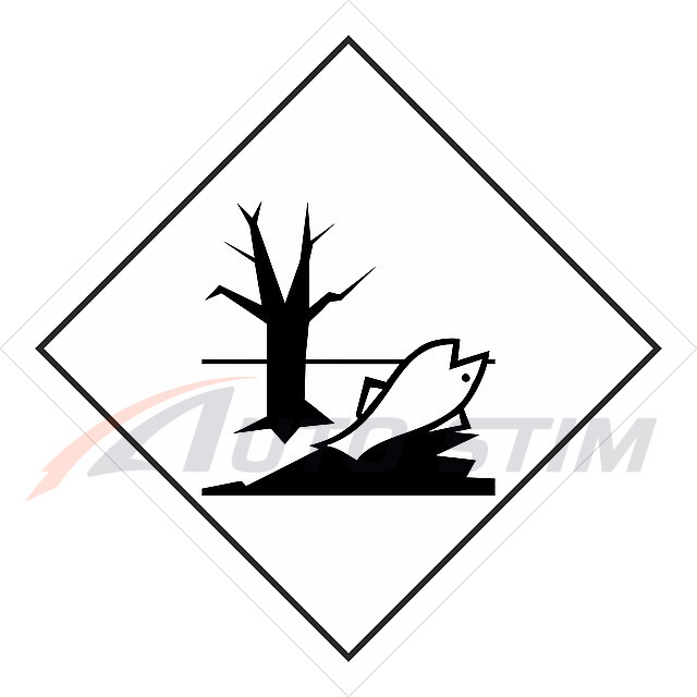 Знак (металл) "Вещество, опасное для окружающей среды" 300*300
