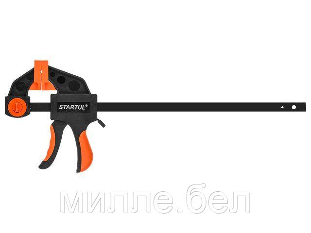 Струбцина пистолетная 300х60мм STARTUL PROFI (ST9026-30) (быстрозажимная, мягкие накладки) - фото 1 - id-p192290485