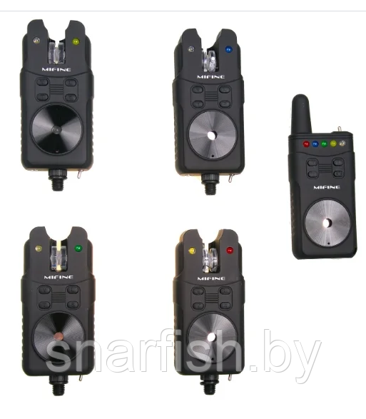 Набор сигнализаторов поклевки с пейджером MF 020 (4+1) - фото 2 - id-p192305758