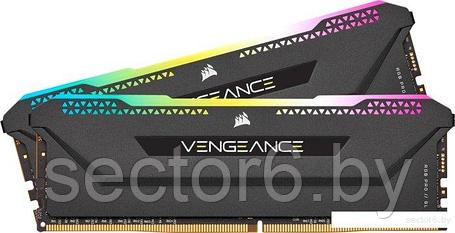 Оперативная память Corsair Vengeance RGB PRO SL 2x8GB DDR4 PC4-17000 CMH16GX4M2E3200C16, фото 2