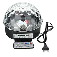 Цифровой Светодиодный Диско Шар Crystal Magic Ball Light с Bluetooth-проигрывателем