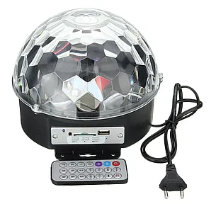 Цифровой Светодиодный Диско Шар Crystal Magic Ball Light с Bluetooth-проигрывателем, фото 2