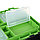 Ящик для зимней рыбалки односекционный Helios SHARK 19л зеленый, фото 3