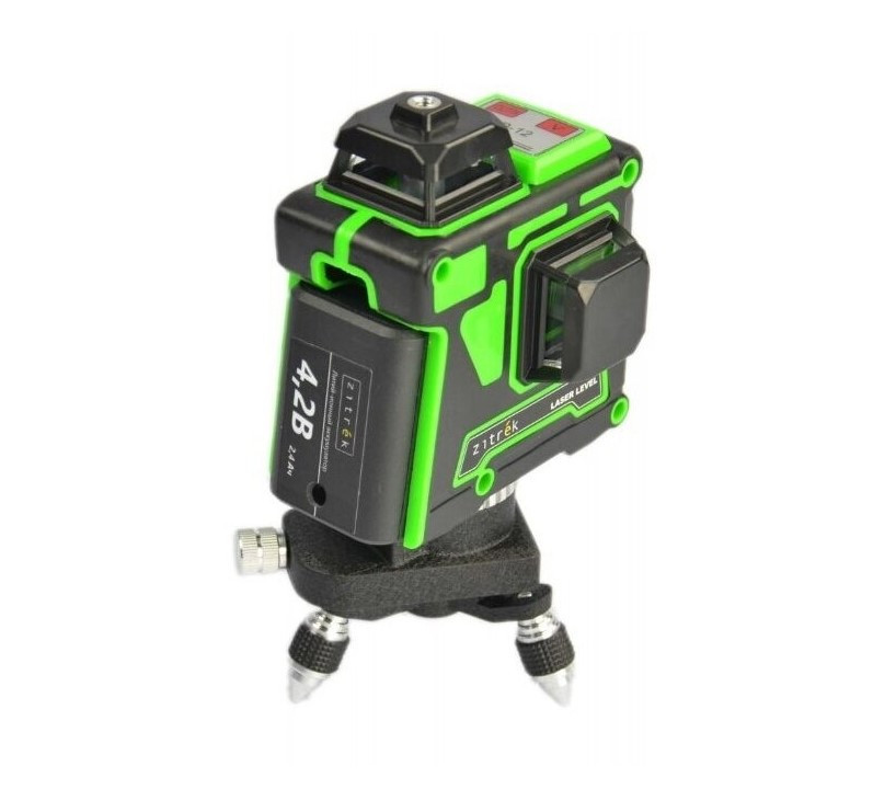 Уровень лазерный самовыравнивающийся Zitrek LL12-GL-2Li-MC зеленый луч - фото 3 - id-p192326882