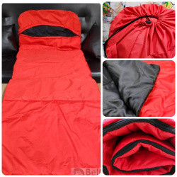 Спальный мешок с подголовником «Big Boy» одеяло Комфорт+ (250*90, до -5С) РБ, цвет Микс