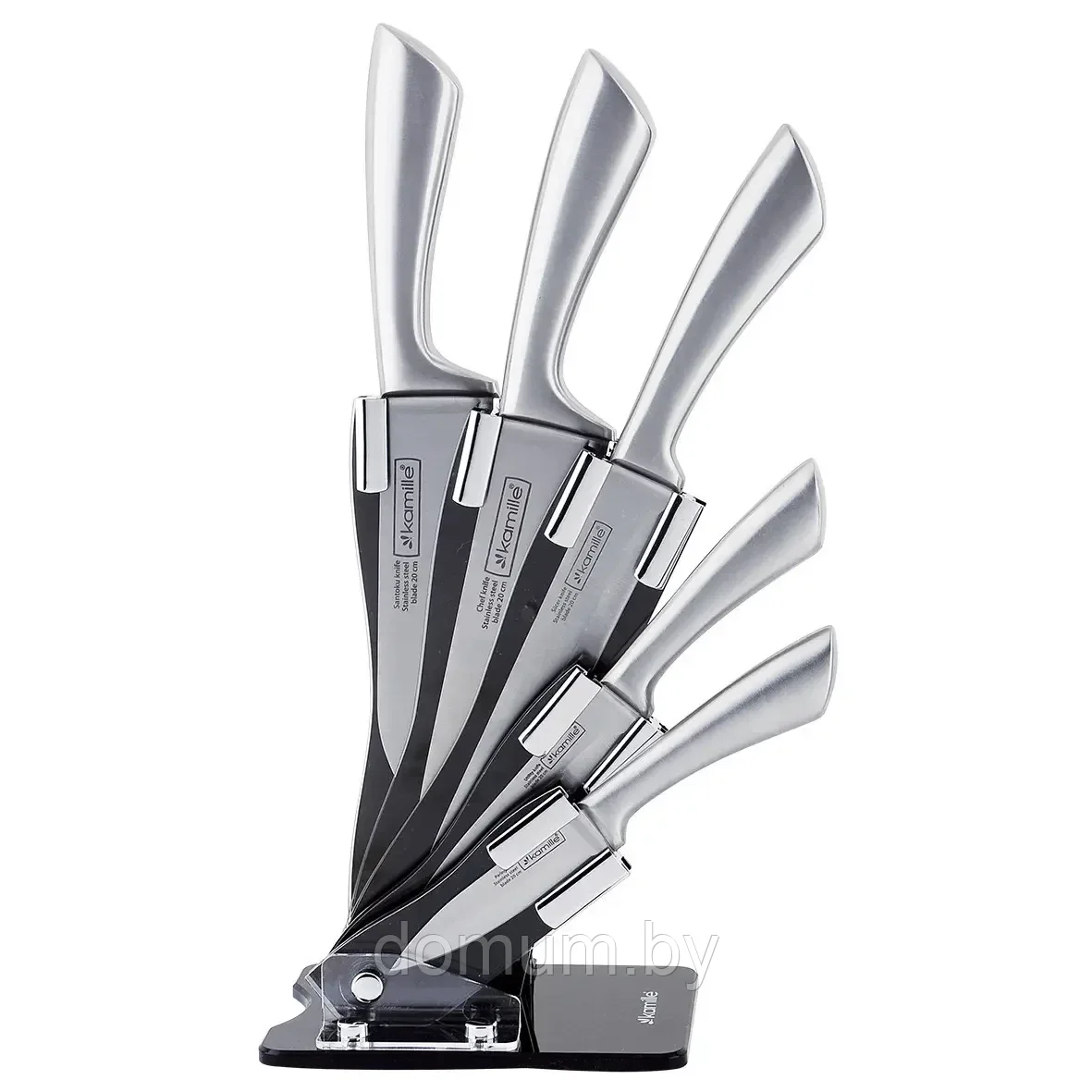 Набор ножей Kamille 6 предметов из нержавеющей стали KM-5131 - фото 1 - id-p192336149