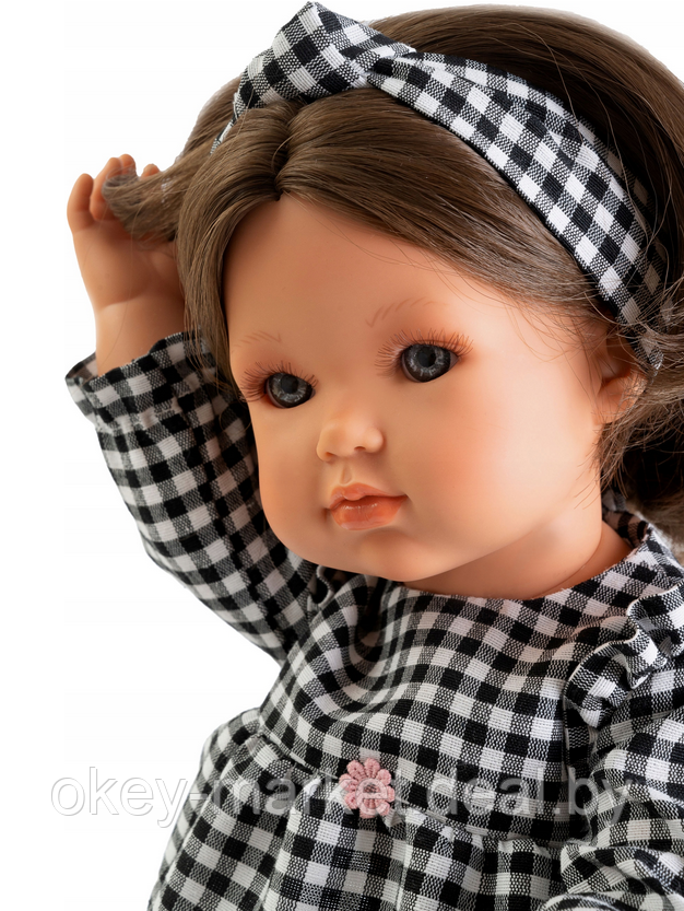 Кукла Antonio Juan Белла в клетчатом наряде, 45 см - фото 6 - id-p192336318