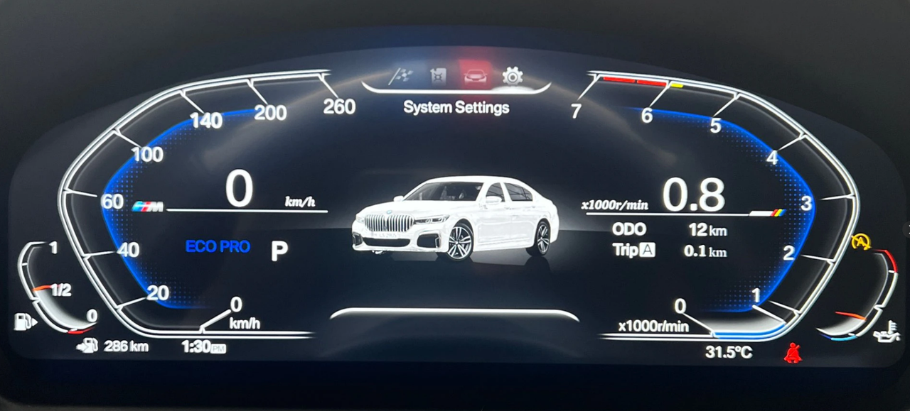 Штатная приборная Lcd панель BMW 3 Series F30/F31 (2013-2017) NBT и EVO система - фото 4 - id-p192340187