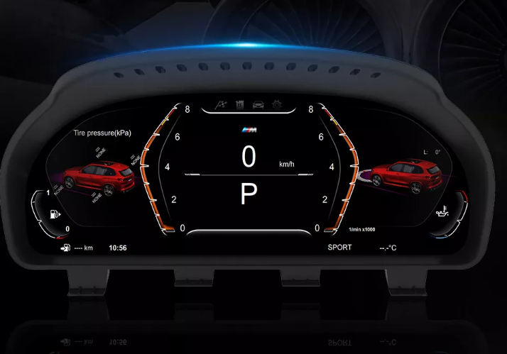 Штатная приборная Lcd панель BMW X6-E71 (2006-2013)CIC и CCC системы