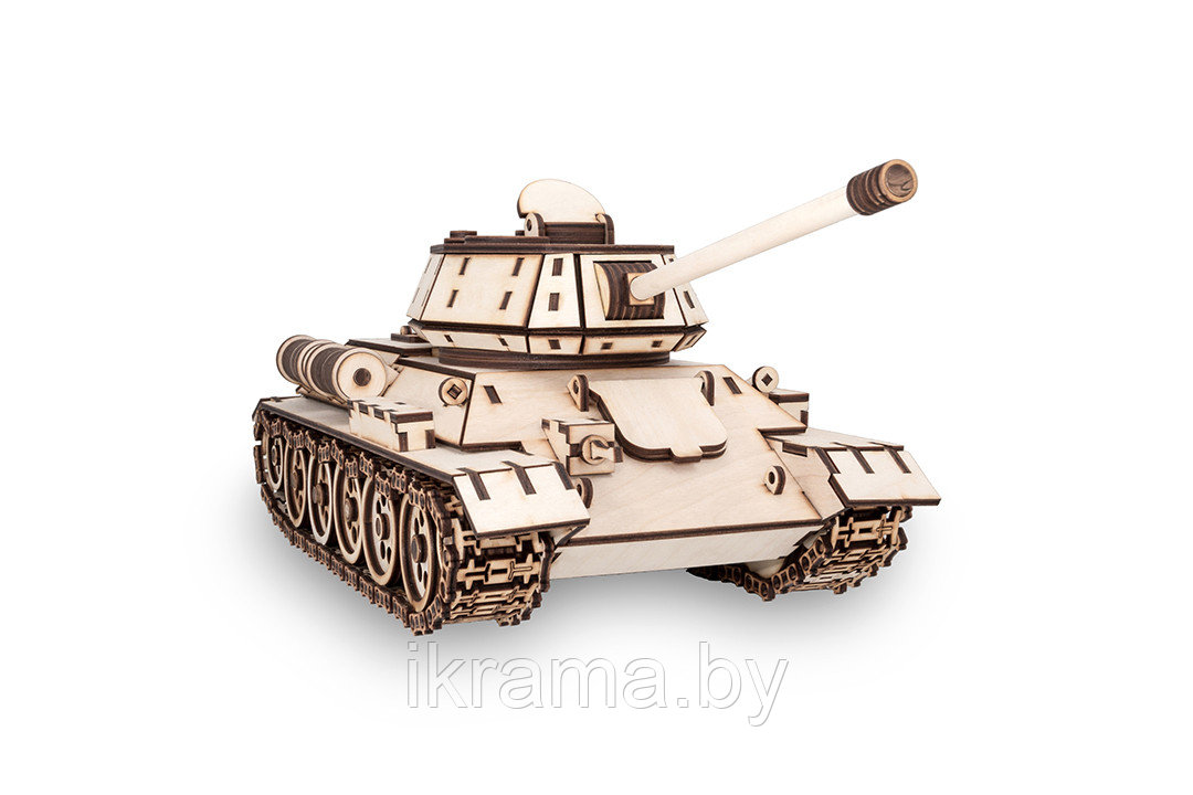 Конструктор 3D-пазл EWA Танк Т-34 - фото 2 - id-p192340297