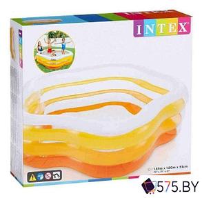 Надувной бассейн Intex Звезда 56495 (185х180х53, оранжевый), фото 2