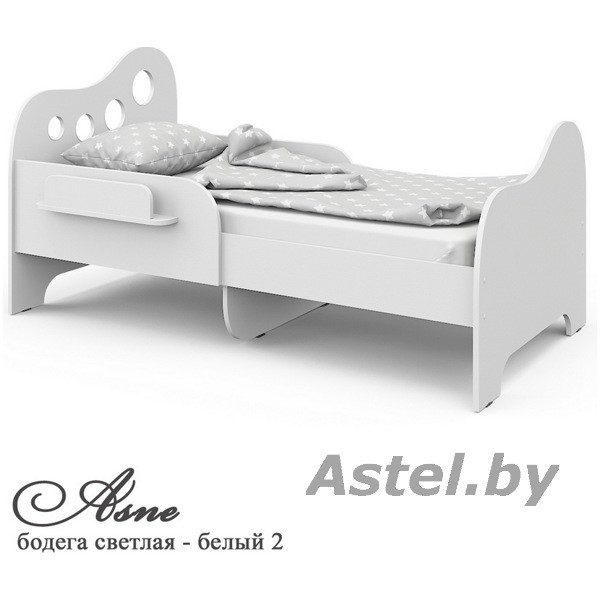 Кровать Подростковая Pituso Asne тип 2 160*80 см Белый - фото 1 - id-p192342455