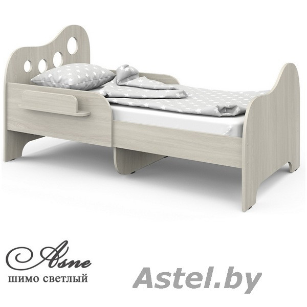 Кровать подростковая Pituso Asne тип 2 160*80 см Ясень шимо светлый - фото 1 - id-p192342457