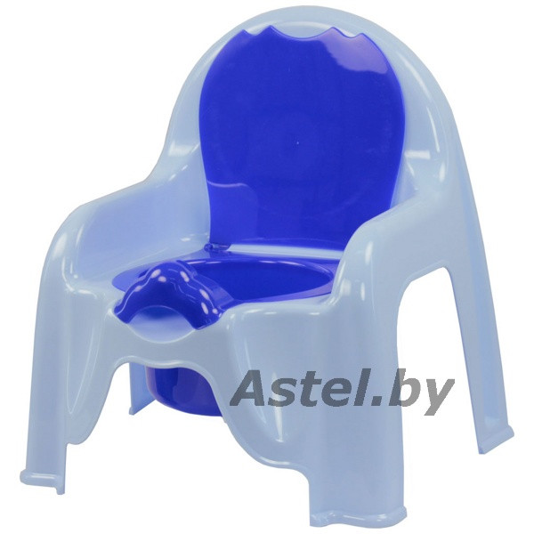 Детский горшок-стульчик Альтернатива 1326 голубой - фото 2 - id-p192341534